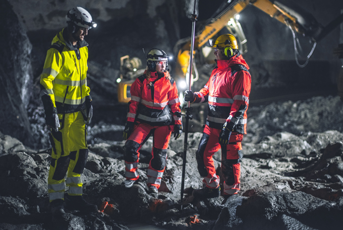Blåkläder Highvis-työvaatteet